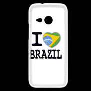 Coque HTC One Mini 2 I love Brazil 2