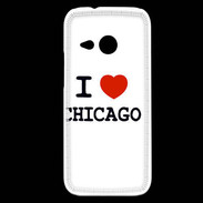 Coque HTC One Mini 2 I love Chicago
