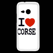 Coque HTC One Mini 2 I love Corse
