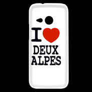 Coque HTC One Mini 2 I love Deux Alpes