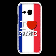 Coque HTC One Mini 2 I love France 2