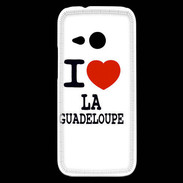 Coque HTC One Mini 2 I love Guadeloupe