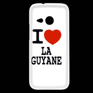 Coque HTC One Mini 2 I love Guyane