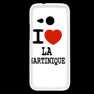 Coque HTC One Mini 2 I love La Martinique