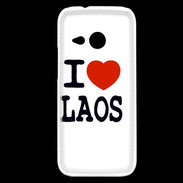 Coque HTC One Mini 2 I love Laos