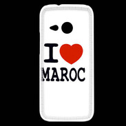 Coque HTC One Mini 2 I love Maroc