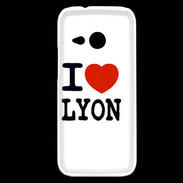 Coque HTC One Mini 2 I love Lyon