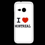 Coque HTC One Mini 2 I love Montreal