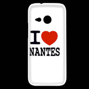 Coque HTC One Mini 2 I love Nantes