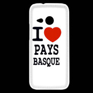Coque HTC One Mini 2 I love Pays Basque