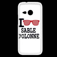 Coque HTC One Mini 2 I love Sable d'Olonne 2
