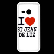 Coque HTC One Mini 2 I love Saint Jean de Luz