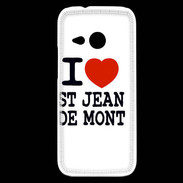 Coque HTC One Mini 2 I love Saint Jean de Mont