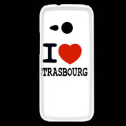 Coque HTC One Mini 2 I love Strasbourg