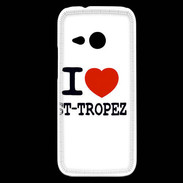 Coque HTC One Mini 2 I love Saint Tropez