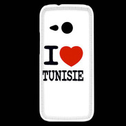 Coque HTC One Mini 2 I love Tunisie 