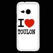 Coque HTC One Mini 2 I love Toulon