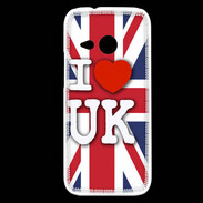 Coque HTC One Mini 2 I love UK 2