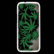 Coque HTC One Mini 2 Feuilles de cannabis 50