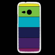 Coque HTC One Mini 2 couleurs 3