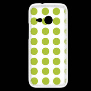 Coque HTC One Mini 2 pois vert clair