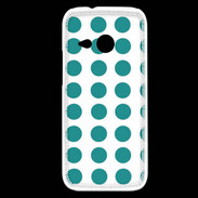 Coque HTC One Mini 2 pois bleu clair