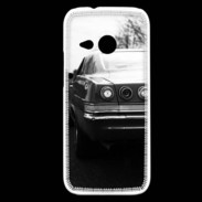 Coque HTC One Mini 2 Voiture en noir et blanc PR 10