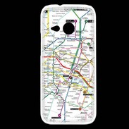 Coque HTC One Mini 2 Plan de métro de Paris