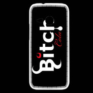Coque HTC One Mini 2 Bitch Cola fond noir