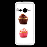 Coque HTC One Mini 2 Cupcake lui et moi PR
