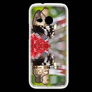 Coque HTC One Mini 2 DP Papillon mirroir