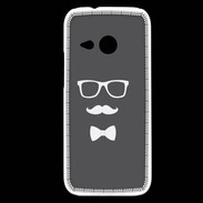Coque HTC One Mini 2 moustache & noeud 2