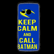 Coque HTC One Mini 2 Keep Calm Batman Bleu