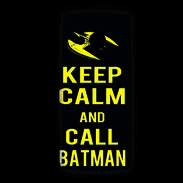 Coque HTC One Mini 2 Keep Calm Call Batman Noir