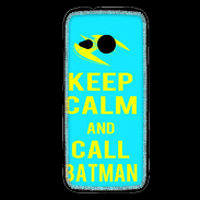 Coque HTC One Mini 2 Keep Calm Batman Cyan