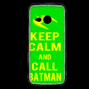 Coque HTC One Mini 2 Keep Calm Call Batman Vert