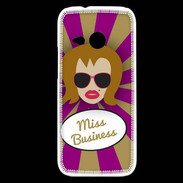 Coque HTC One Mini 2 Miss business Rousse