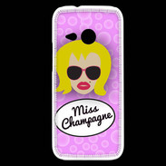 Coque HTC One Mini 2 Miss Champagne Blonde