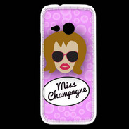Coque HTC One Mini 2 Miss Champagne Rousse