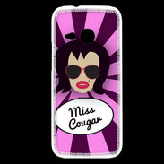 Coque HTC One Mini 2 Miss Cougar Brune