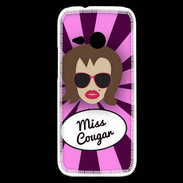 Coque HTC One Mini 2 Miss Cougar Chatain