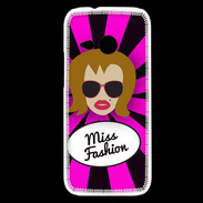 Coque HTC One Mini 2 Miss Fashion Rousse