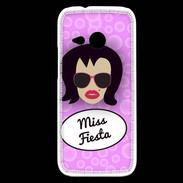 Coque HTC One Mini 2 Miss Fiesta Brune