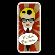 Coque HTC One Mini 2 Mister Business Blond