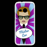 Coque HTC One Mini 2 Mister Car Roux