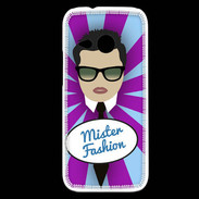 Coque HTC One Mini 2 Mister Fashion Brun