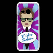 Coque HTC One Mini 2 Mister Fashion Chatain
