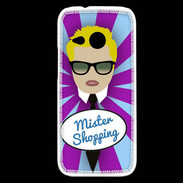 Coque HTC One Mini 2 Mister Shopping Blond