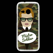 Coque HTC One Mini 2 Mister Soldier Roux