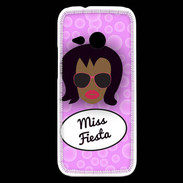 Coque HTC One Mini 2 Miss Fiesta Black